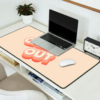 CHILL OUT TYPOGRAPHY Desk Mat Gallery Image 2