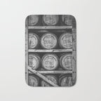 Bourbon Black and White Bath Mat Gallery Image 1