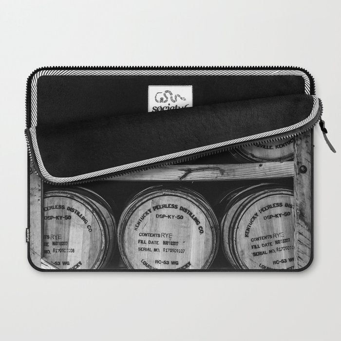 Bourbon Black and White Laptop Sleeve Gallery Image 2