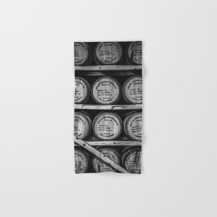 Bourbon Black and White Bath Towel Gallery Image 1