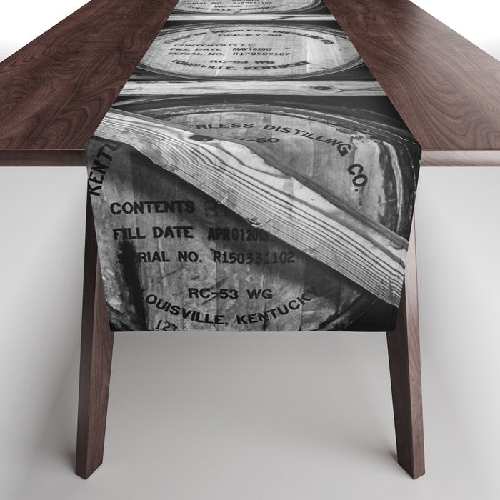 Bourbon Black and White Table Runner Gallery Image 1