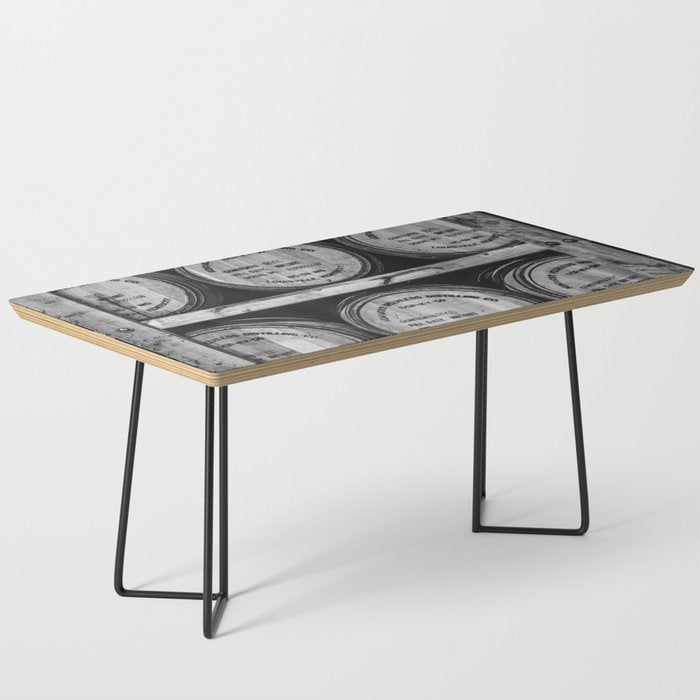 Bourbon Black and White Coffee Table Gallery Image 1