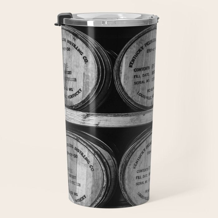 Bourbon Black and White Travel Mug Gallery Image 3