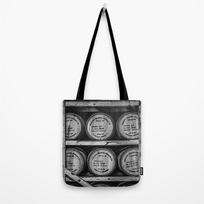 Bourbon Black and White Tote Bag Gallery Image 2