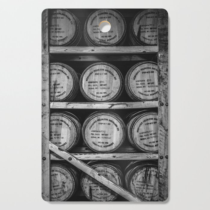Bourbon Black and White Cutting Board Gallery Image 1