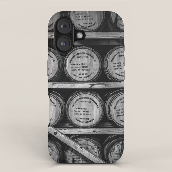 Bourbon Black and White iPhone Case Gallery Image 1