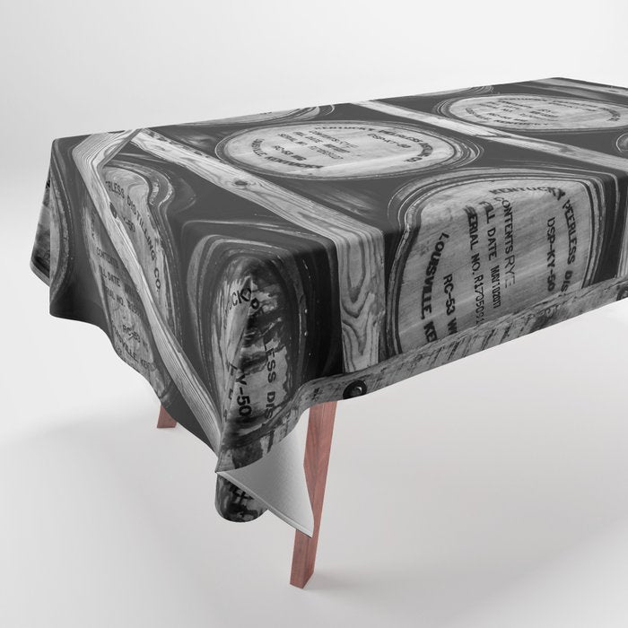 Bourbon Black and White Tablecloth Gallery Image 1