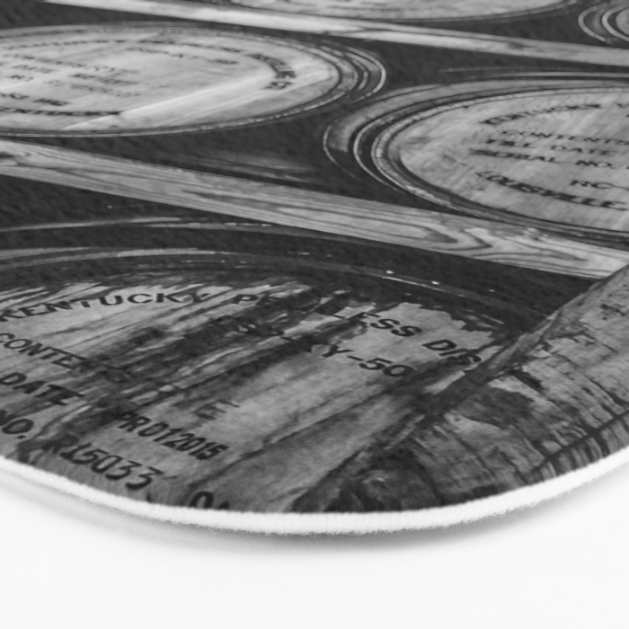 Bourbon Black and White Bath Mat Gallery Image 3