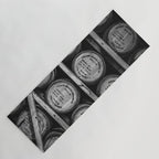 Bourbon Black and White Yoga Mat Gallery Image 1