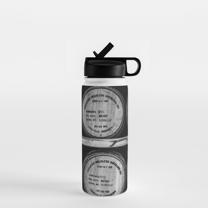 Bourbon Black and White Water Bottle Gallery Image 1