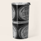 Bourbon Black and White Travel Mug Gallery Image 2