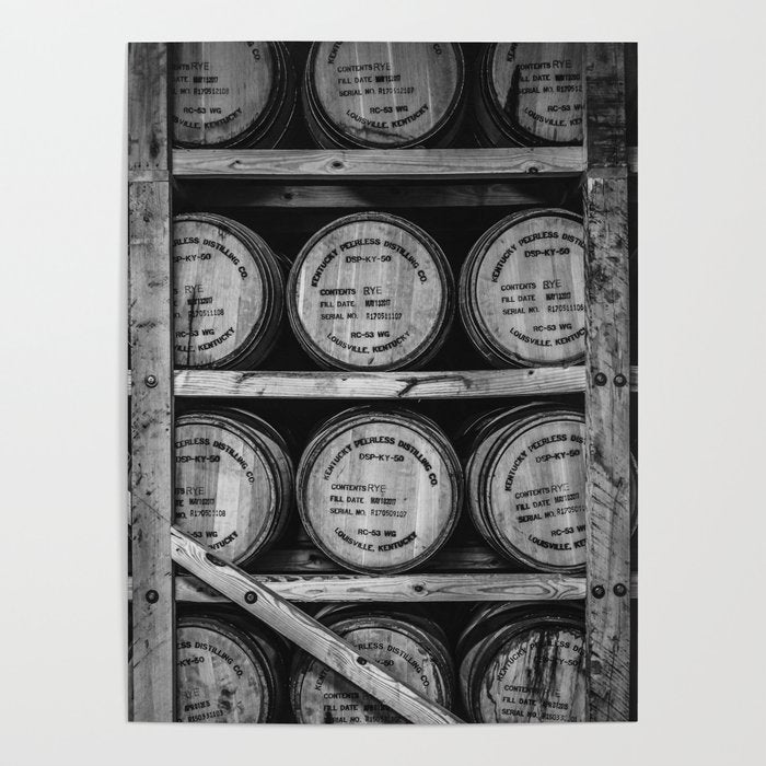 Bourbon Black and White Poster Gallery Image 4
