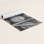 Bourbon Black and White Yoga Mat Gallery Image 2