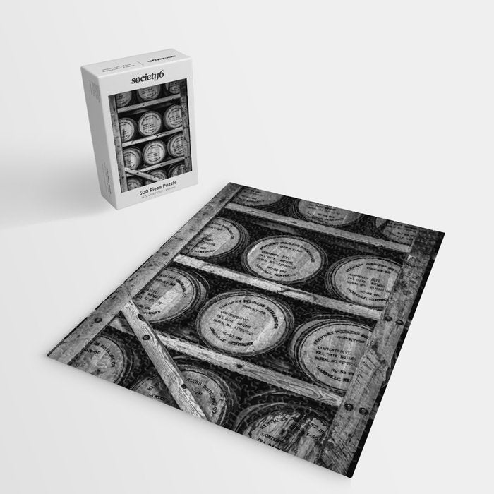 Bourbon Black and White Jigsaw Puzzle Gallery Image 2