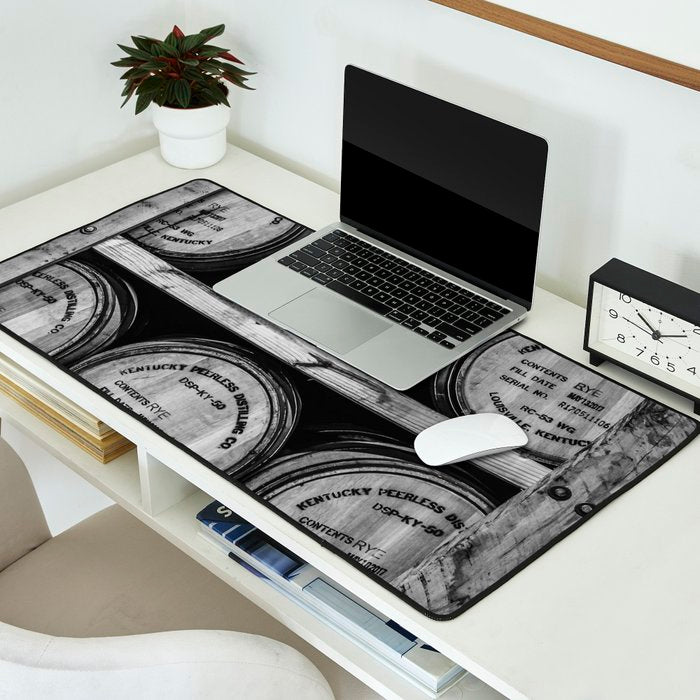 Bourbon Black and White Desk Mat Gallery Image 2