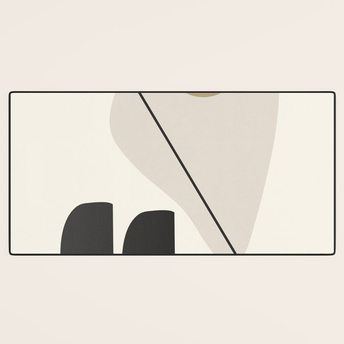 Abstract Minimal Shapes 107 Desk Mat Gallery Image 3