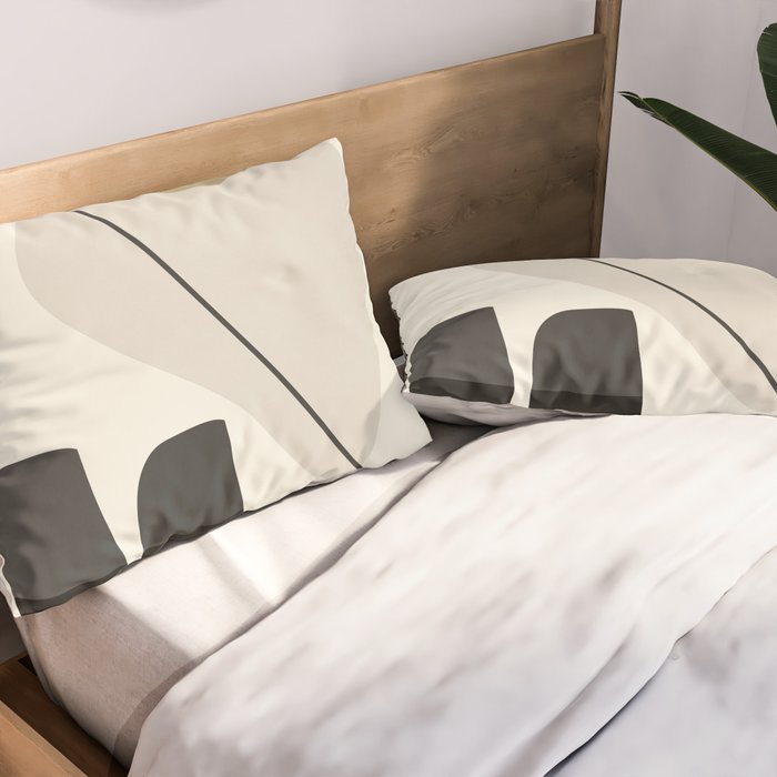 Abstract Minimal Shapes 107 Pillow Sham Gallery Image 2