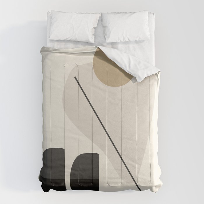 Abstract Minimal Shapes 107 Comforter Gallery Image 6