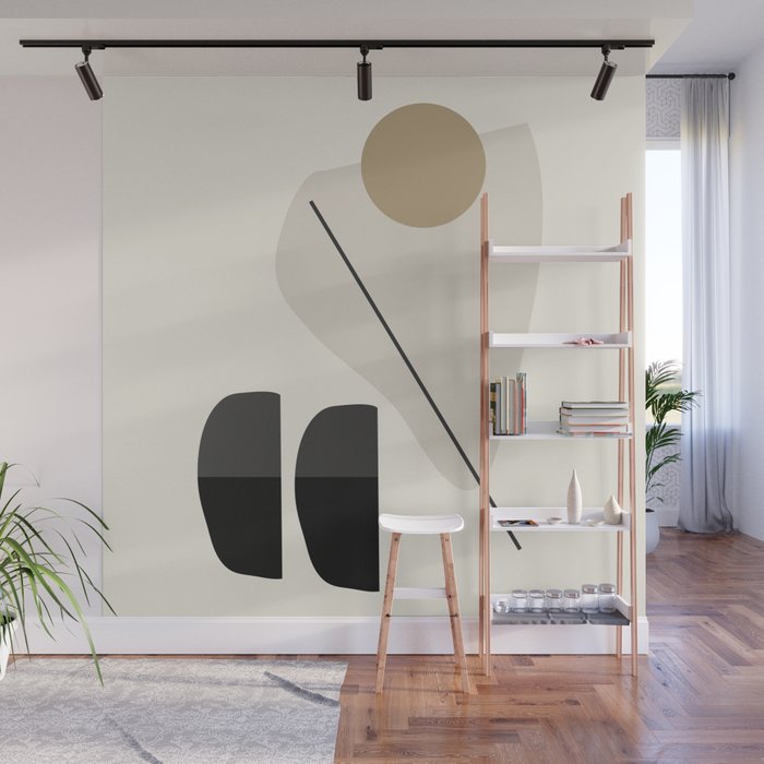 Abstract Minimal Shapes 107 Wall Mural Gallery Image 1