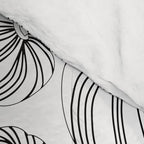 Black and white pumpkin vegetable pattern Comforter Gallery Image 4