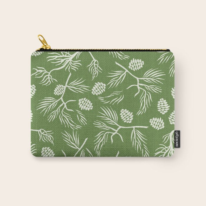 Pine Branches Carry All Pouch Gallery Image 1