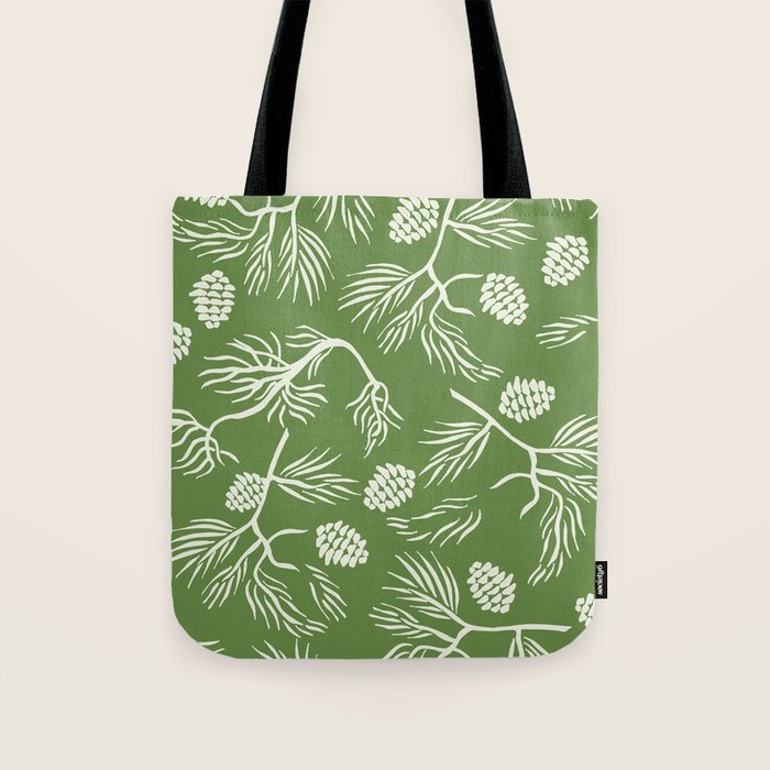 Pine Branches Tote Bag Gallery Image 1