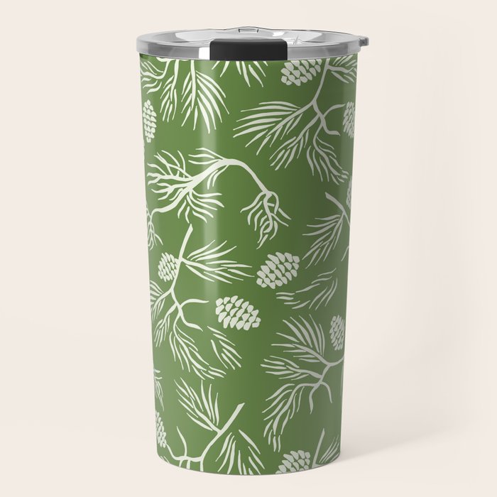 Pine Branches Travel Mug Gallery Image 1