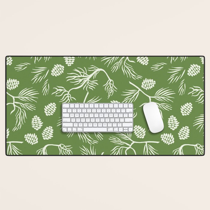 Pine Branches Desk Mat Gallery Image 1