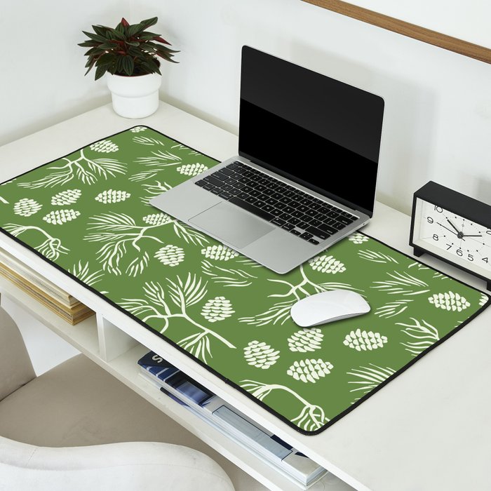 Pine Branches Desk Mat Gallery Image 2