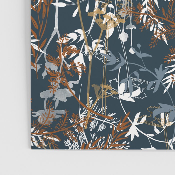 Abstract Forest Night A Poster Gallery Image 3