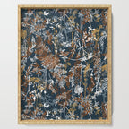 Abstract Forest Night A Serving Tray Gallery Image 1