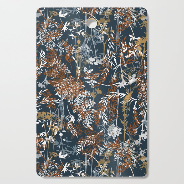 Abstract Forest Night A Cutting Board Gallery Image 1
