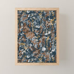 Abstract Forest Night A Mini Art Print Gallery Image 1