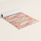 Monte Vista - pink peach and teal Yoga Mat Gallery Image 2