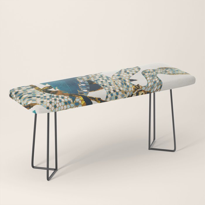 Summer Indigo Garden Bench Gallery Image 1