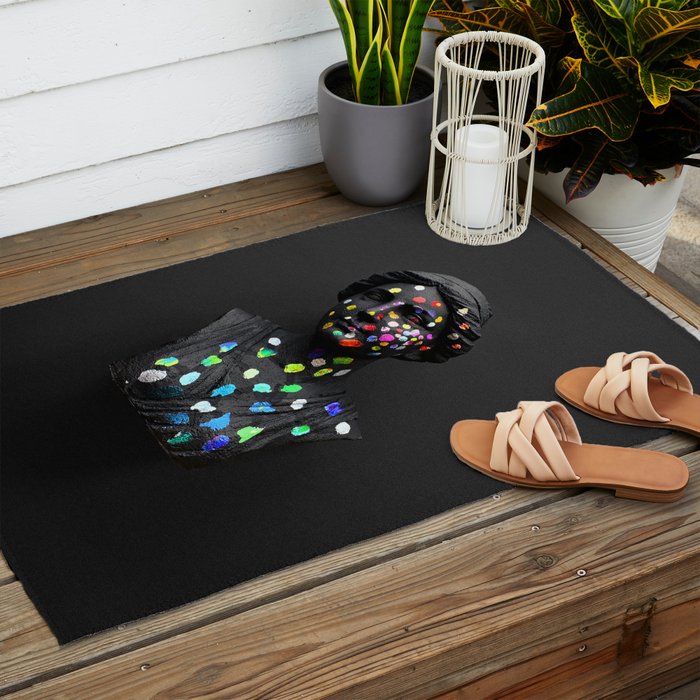 When She Thought of Stars Outdoor Rug Gallery Image 2