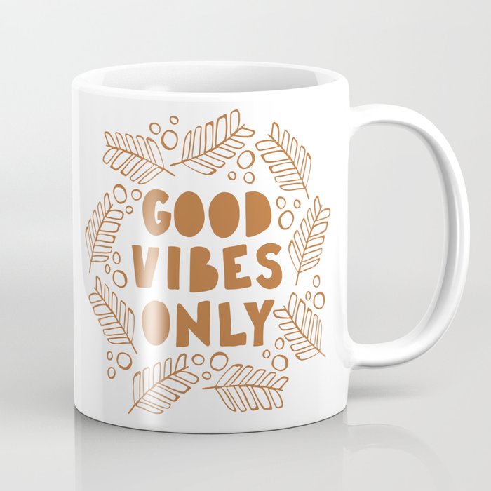 Good Vibes Only | Copper Coffee Mug Gallery Image 1