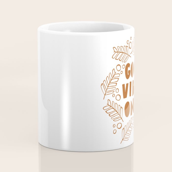 Good Vibes Only | Copper Coffee Mug Gallery Image 4