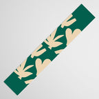 Bottle Green Collage: Paper Cutouts Matisse Edition Table Runner Gallery Image 3