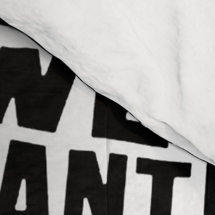 We Want Beer! Protesting Against Prohibition black and white photography - photographs Comforter Gallery Image 4