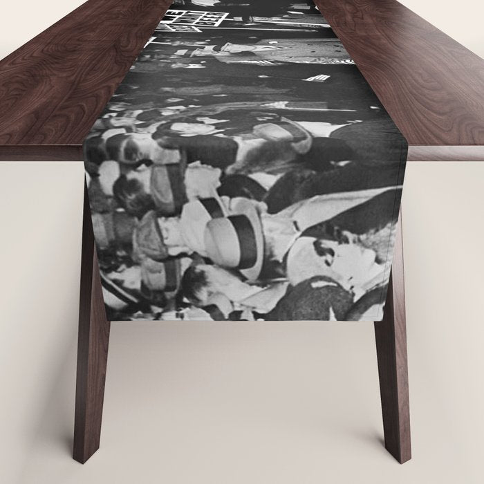 We Want Beer! Protesting Against Prohibition black and white photography - photographs Table Runner