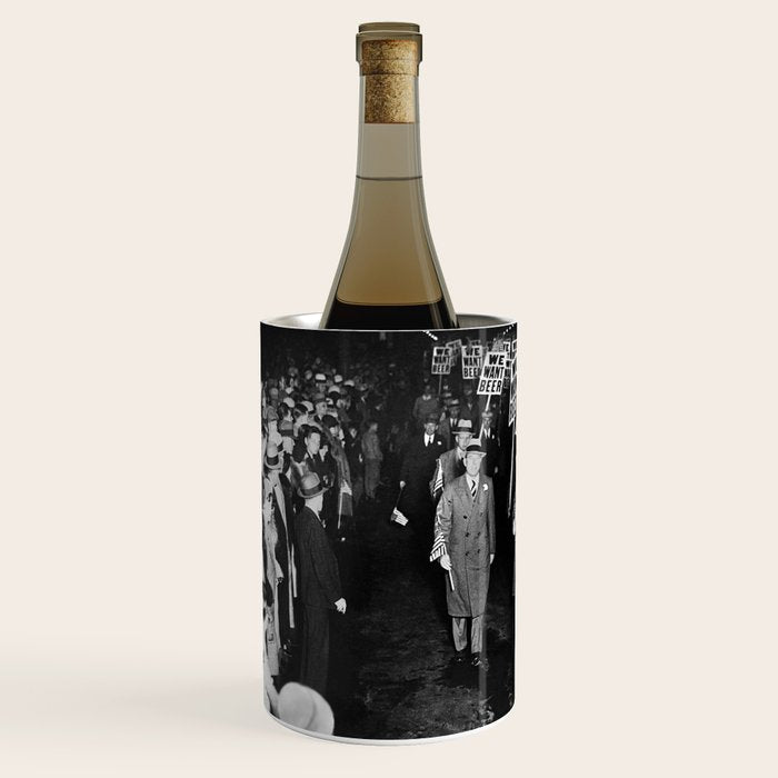 We Want Beer! Protesting Against Prohibition black and white photography - photographs Wine Chiller Gallery Image 2