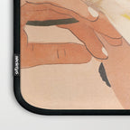 Girl with Flowers Illustration Laptop Sleeve Gallery Image 3