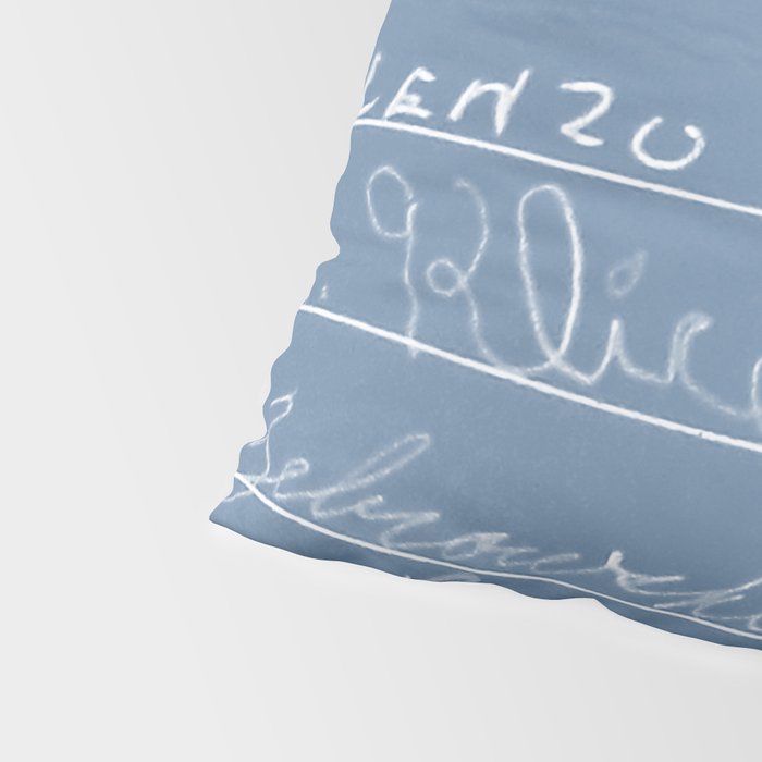 Library Card 23322 Negative Blue Pillow Sham Gallery Image 4