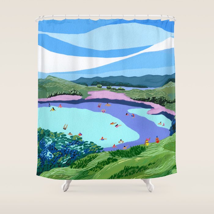 Broken Islands Shower Curtain Gallery Image 1
