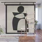 Minimal Abstract Art 39b Wall Mural Gallery Image 1