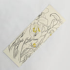 Minimalist Garden flowers Yoga Mat Gallery Image 1