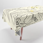 Minimalist Garden flowers Tablecloth Gallery Image 1