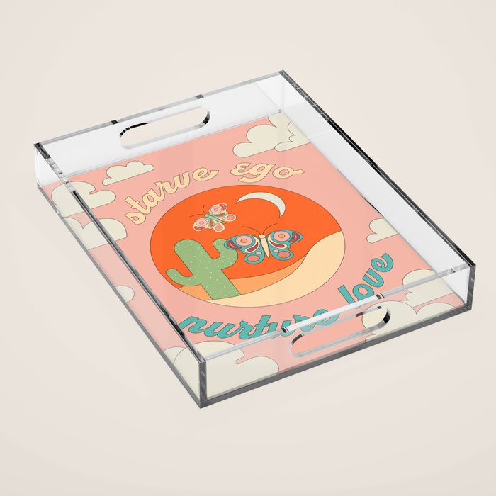 NURTURE LOVE Acrylic Tray Gallery Image 1