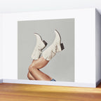 These Boots - Silver Gray Wall Mural Gallery Image 2